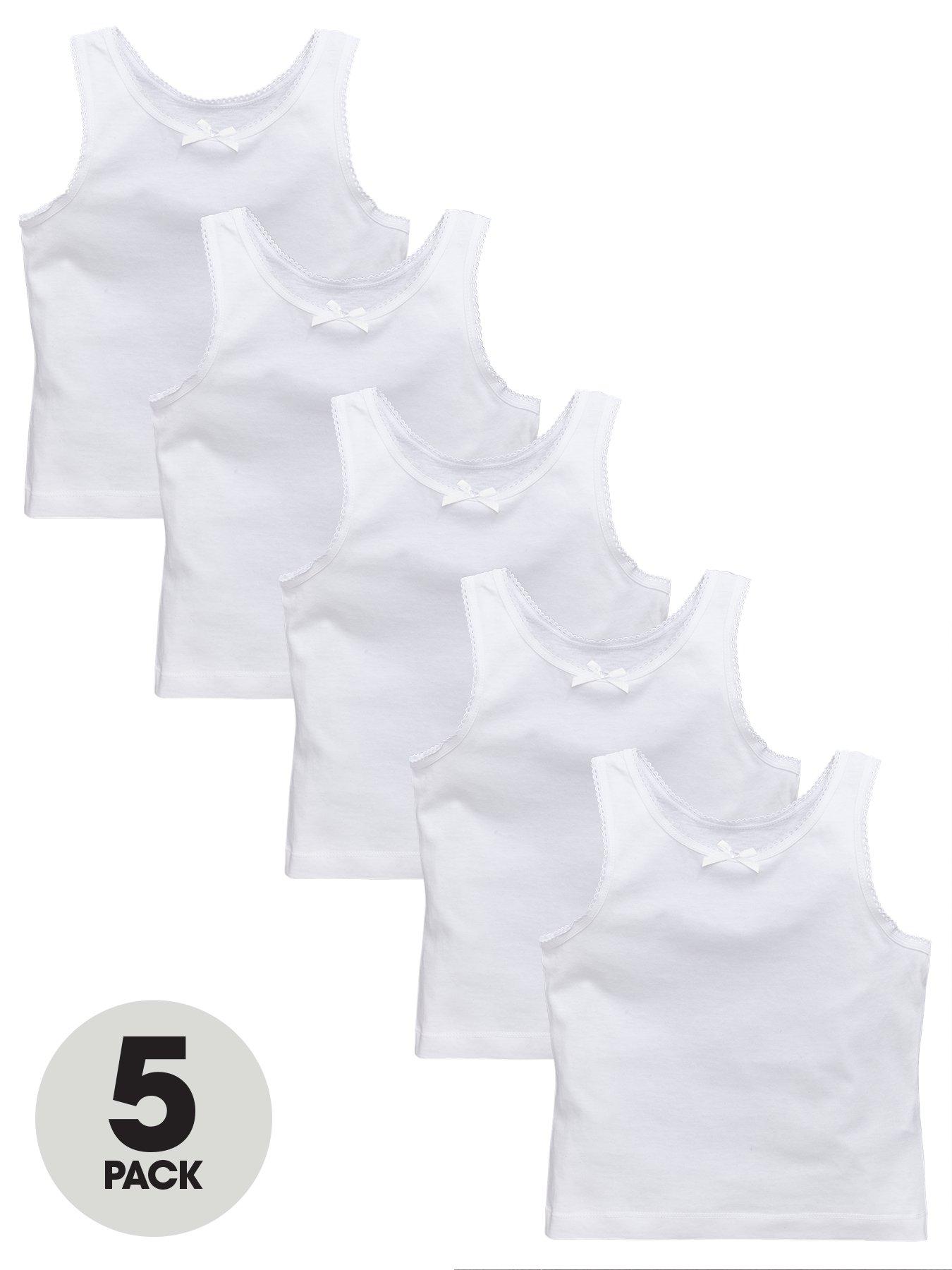 V By Very Girls 5 Pack Sleeveless Vests review