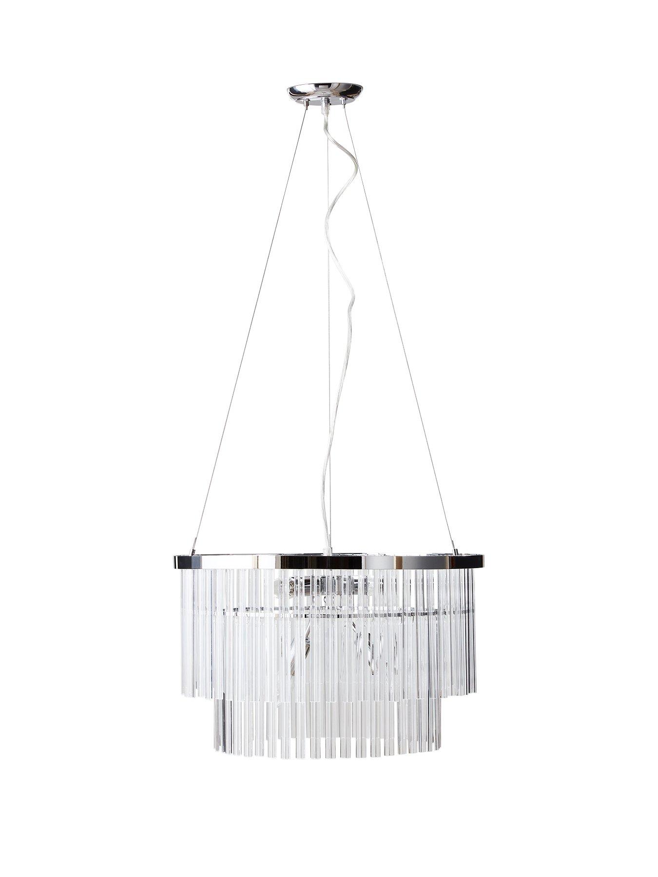 Glass Rod Pendant Light 