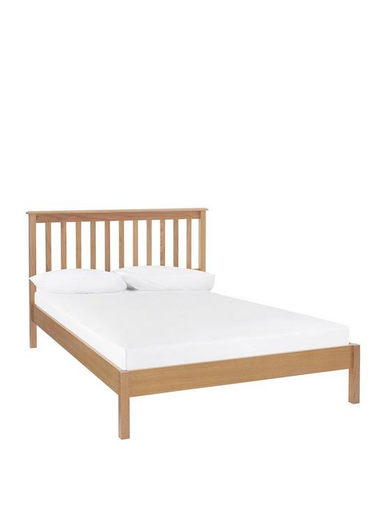 front image of dawson-low-foot-end-bed-frame-with-mattress-options-buy-and-save