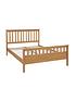  image of dawson-bed-frame-with-mattress-options-buy-and-save-oak-effect