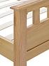  image of dawson-bed-frame-with-mattress-options-buy-and-save-oak-effect