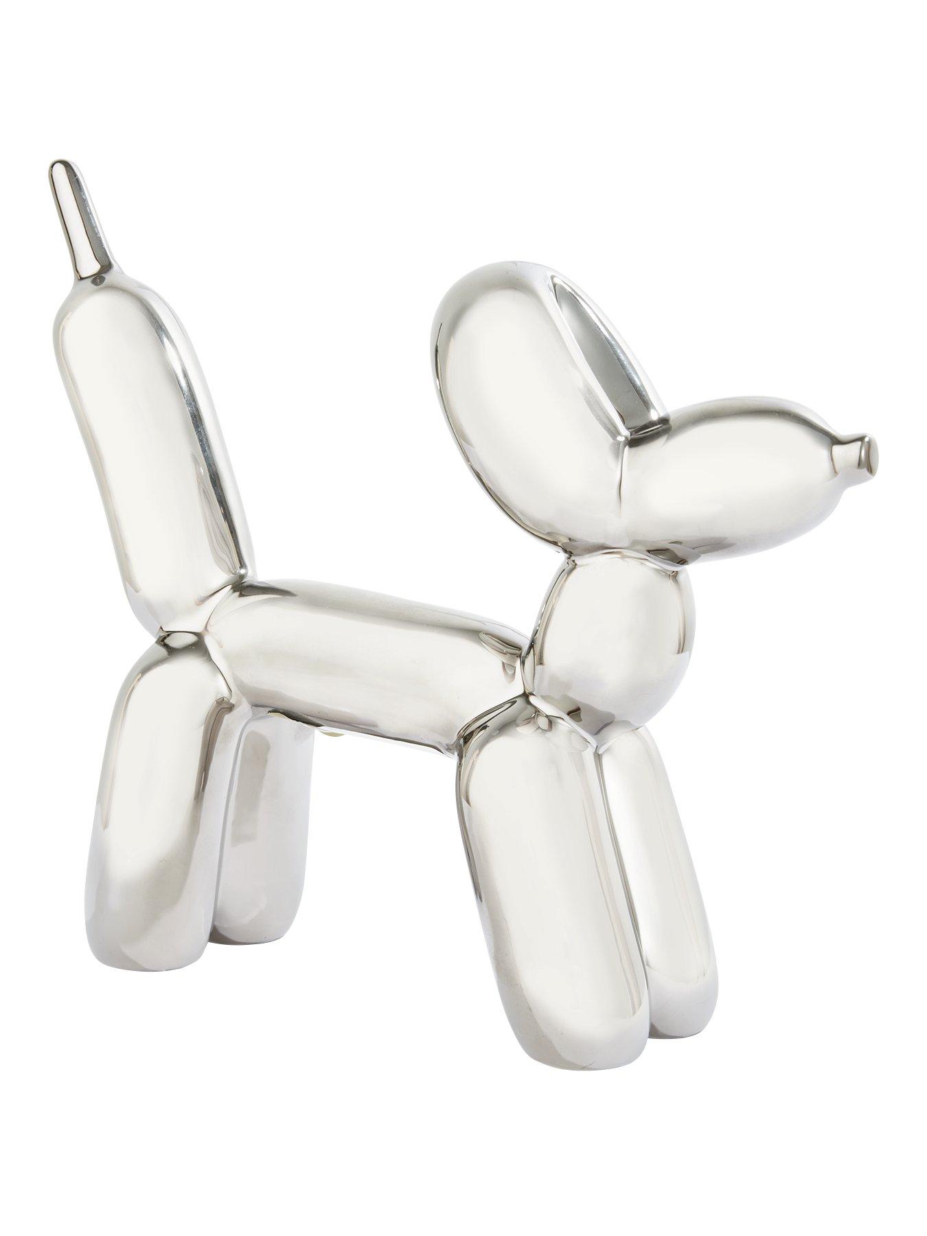 Silver Metallic Balloon Dog | very.co.uk