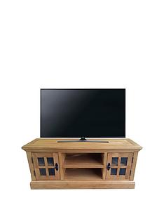 Ideal Home Whitford Solid Wood Ready Assembled TV Unit - fits up to 55 inch TV