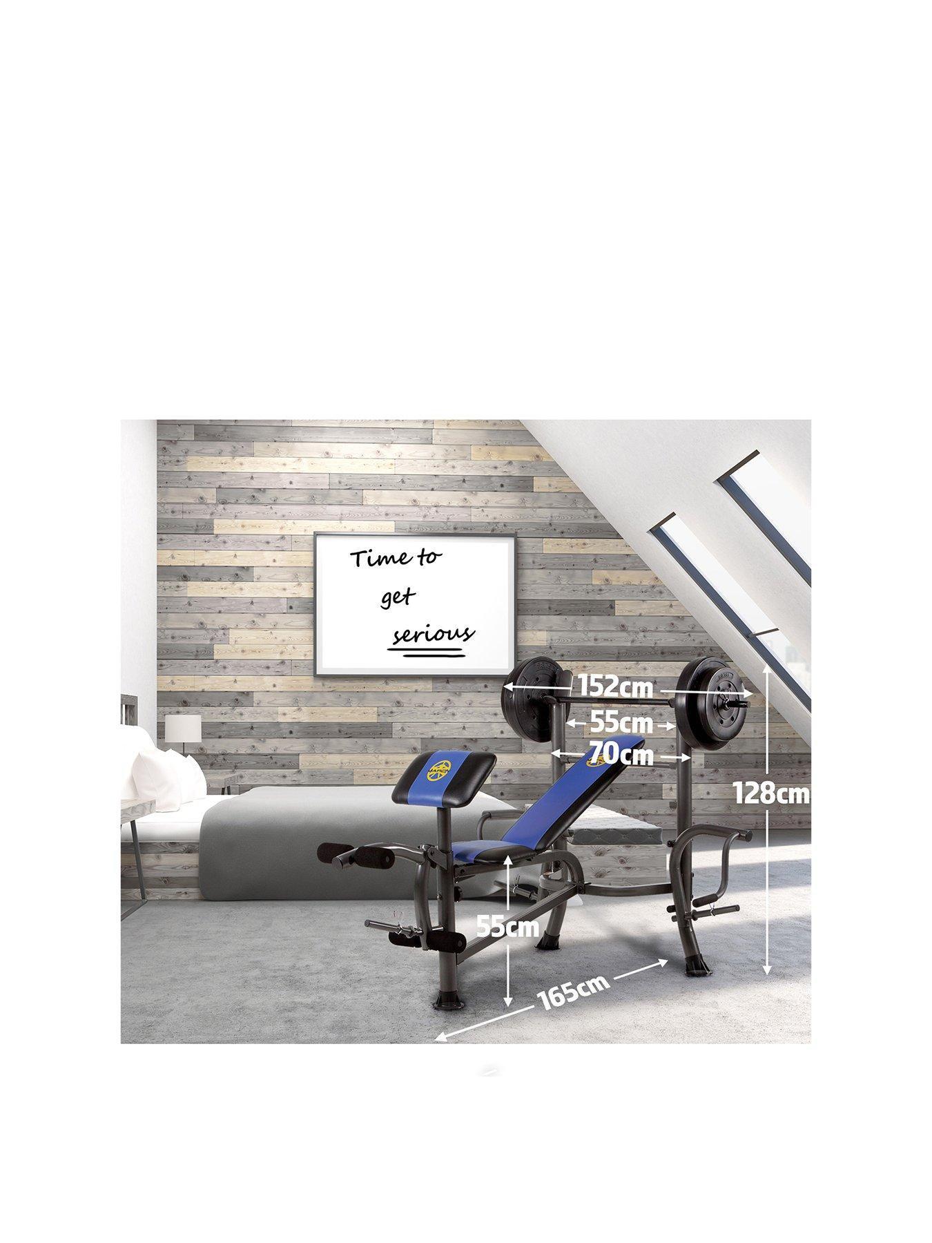 Marcy Starter Bench with 36kg Weight Set Very