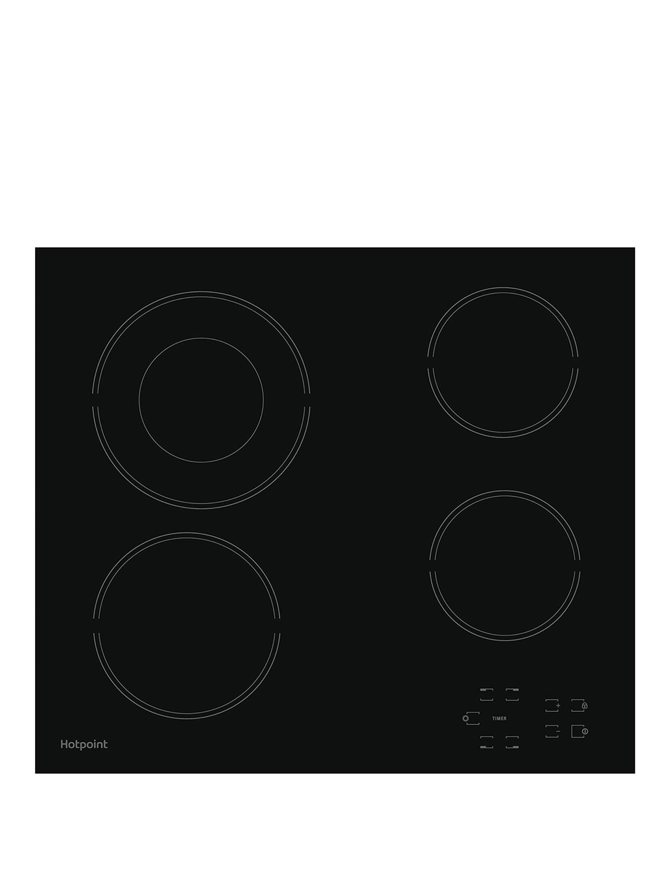 Hotpoint Hr612Ch 60Cm Built-In Electric Ceramic Hob - Black