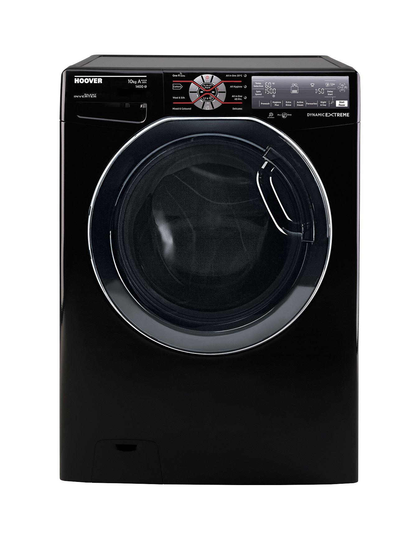 Hoover Dynamic Extreme Dwft410Ah8B 10Kg Load, 1400 Spin Washing Machine With One-Fi Extra - Black