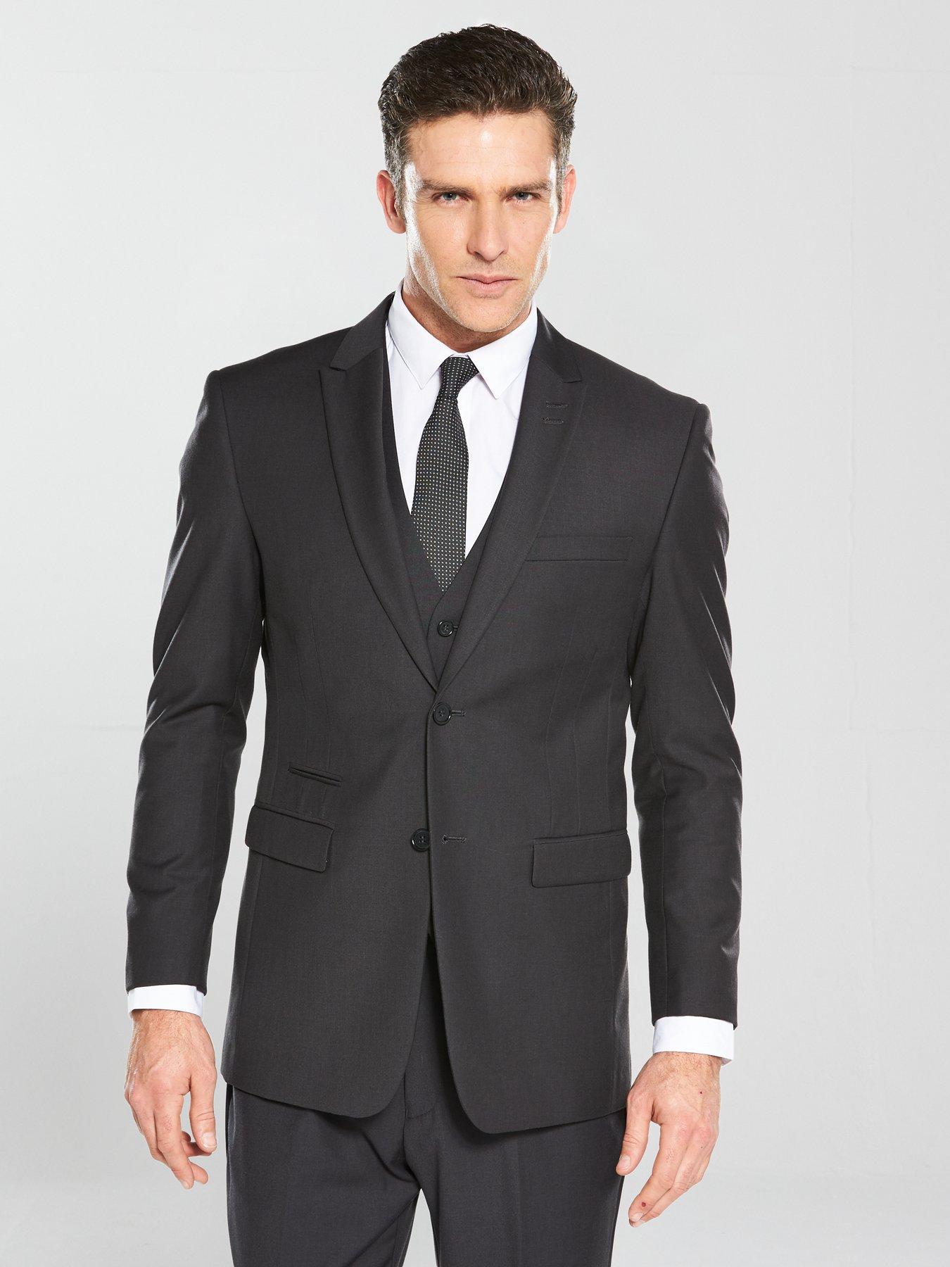 Image 1 of 3 of Skopes Madrid Tailored Fit Jacket - Charcoal