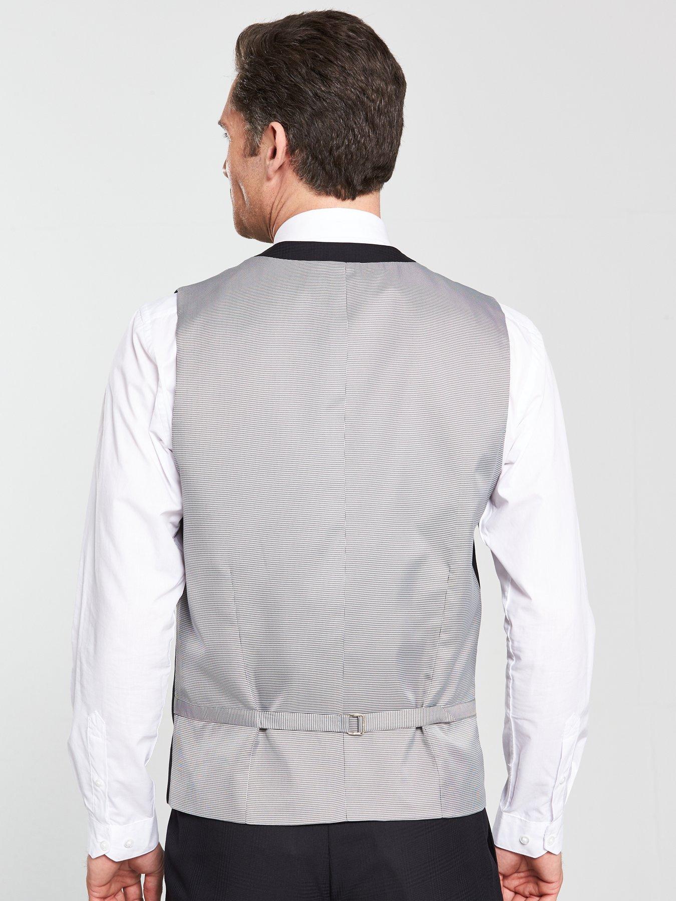 Skopes Newman Tuxedo Waistcoat - Black | Very.co.uk