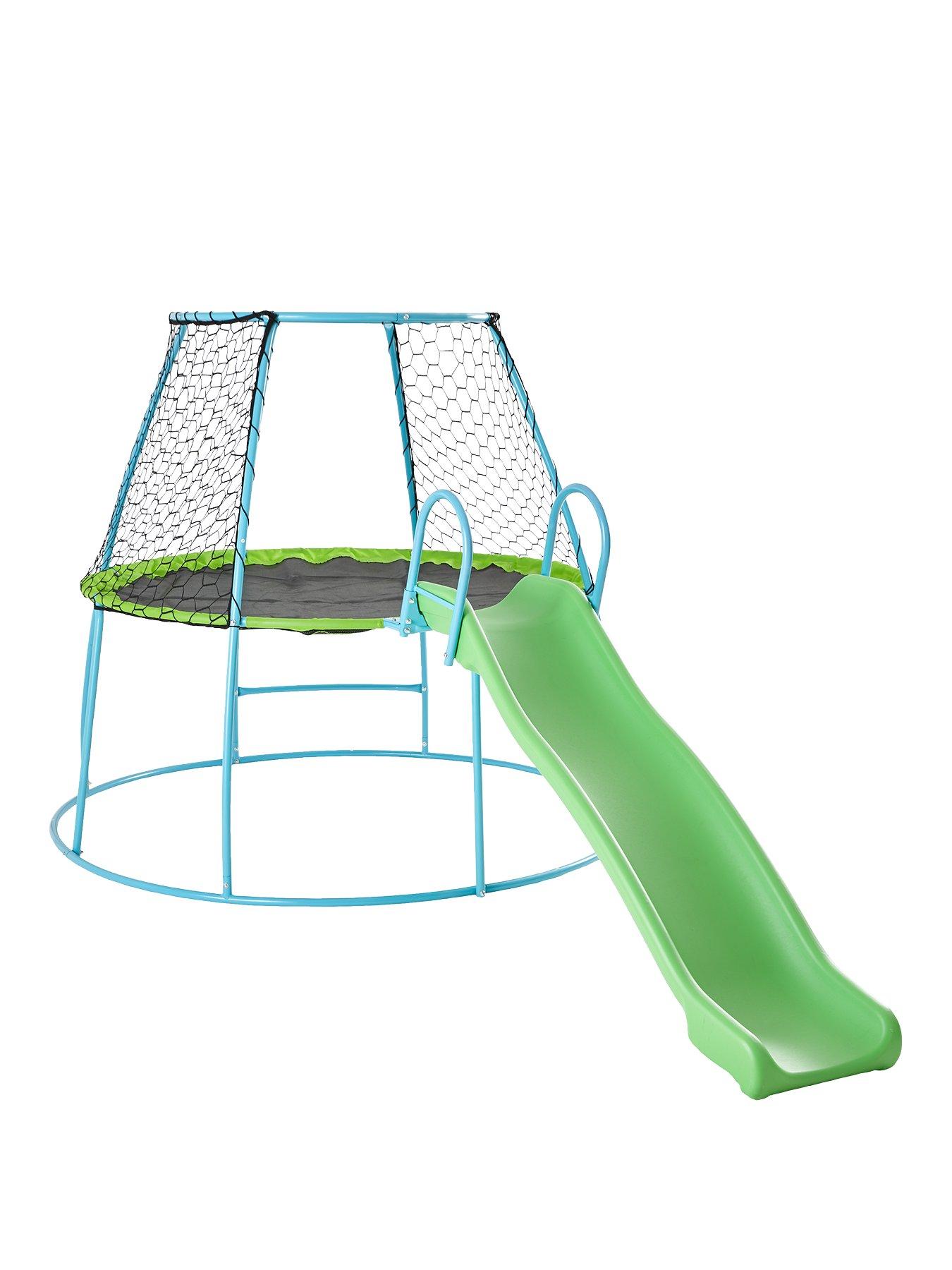 climb and slide trampoline