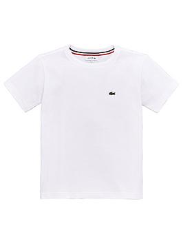Lacoste Boys Classic Short Sleeve T-Shirt - White