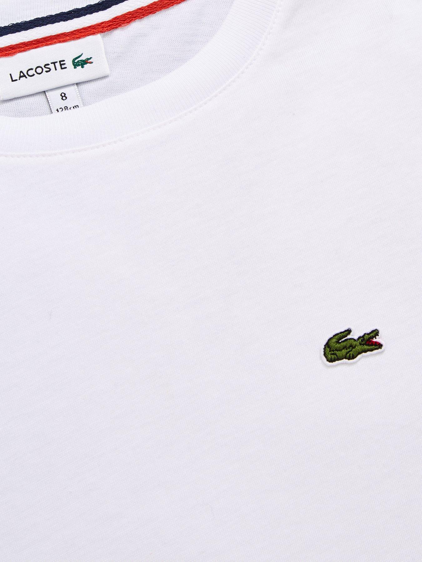 Lacoste Boys Classic Short Sleeve T Shirt White very