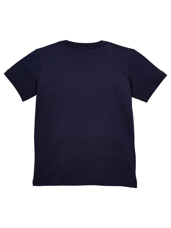 back image of lacoste-classic-boys-short-sleeve-t-shirt-navy-blue