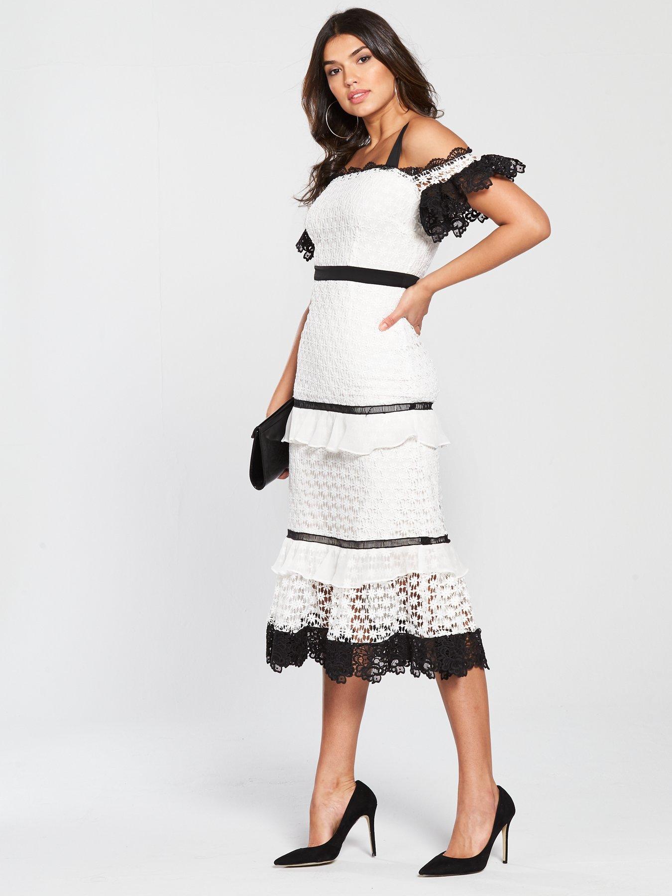 lace midi dress uk