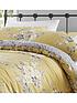  image of catherine-lansfield-pcanterbury-floral-easy-care-duvet-cover-set-ochrep