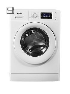 Whirlpool FreshCare+ FWD91496W 9kg Load, 1400 Spin 6th Sense Washing Machine - White