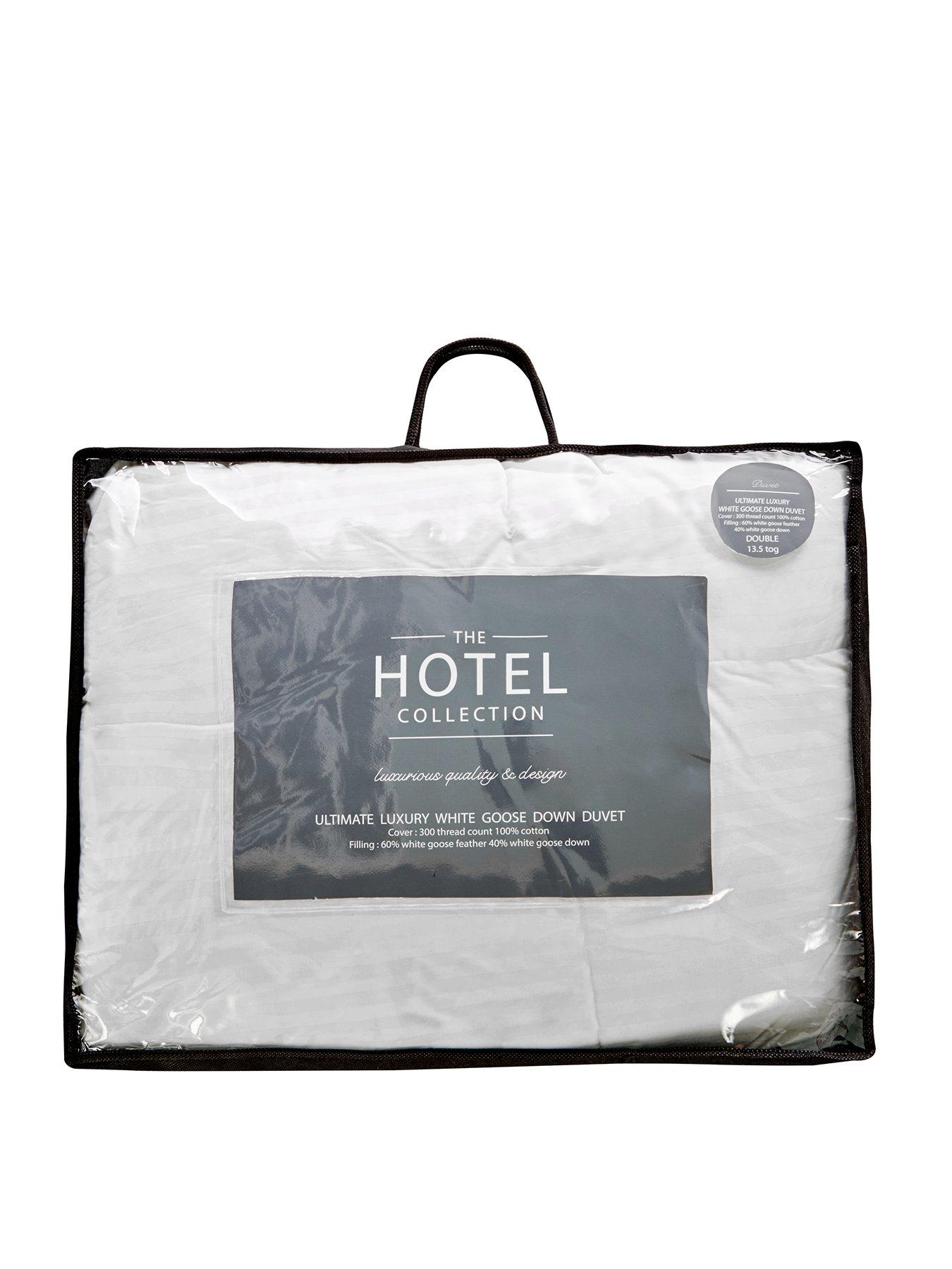 Product photograph of Hotel Collection Ultimate Luxury White Goose Down 10 5 Tog Duvet from very.co.uk