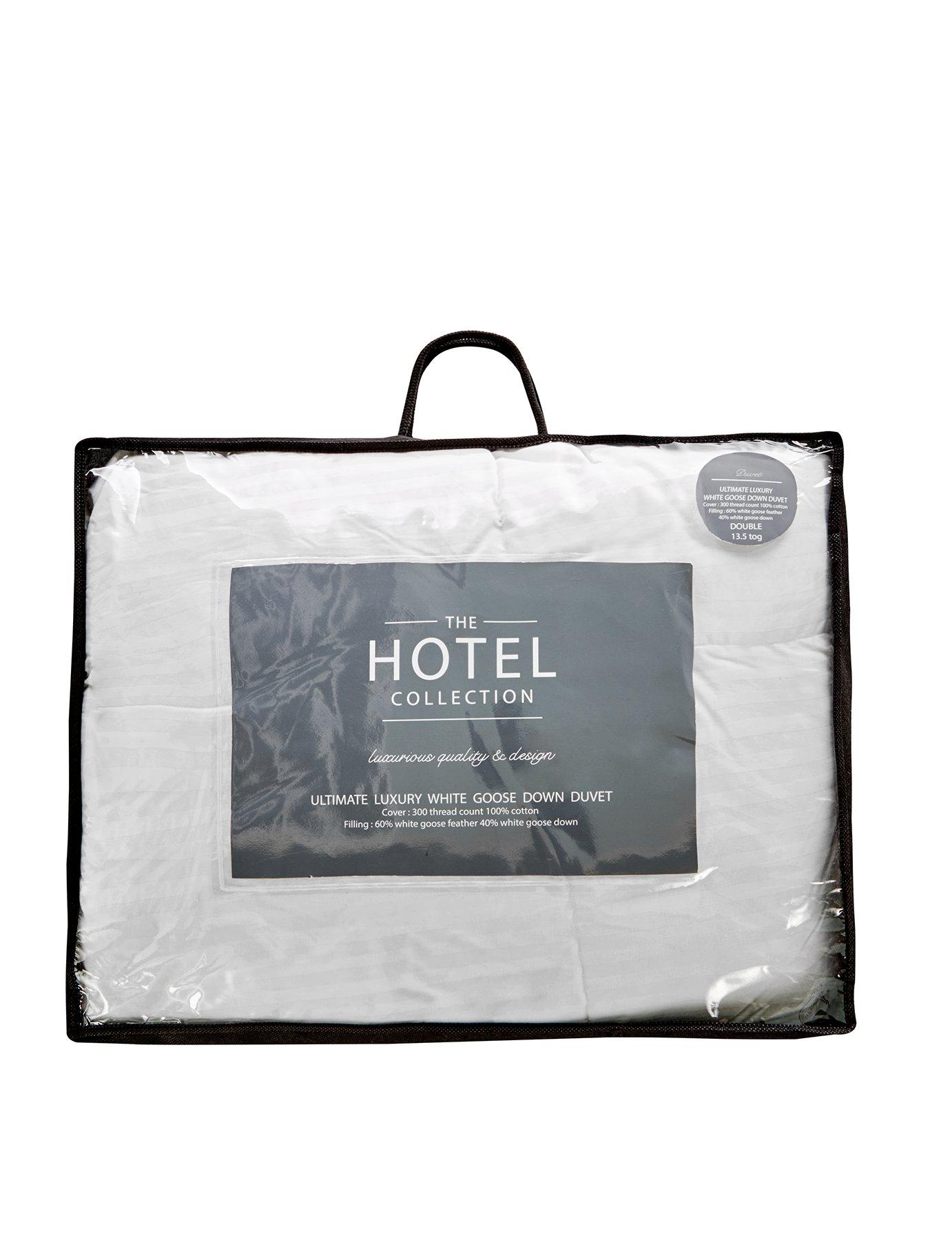 Product photograph of Hotel Collection Ultimate Luxury White Goose Down 15 Tog Duvet from very.co.uk
