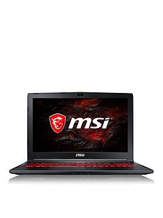MSI GL62M 7RDX Intel® Core™ i5, 8Gb RAM, 1Tb Hard Drive & 256Gb SSD, 15.6 inch Full HD Gaming Laptop with GeForce GTX1050 2Gb Graphics
