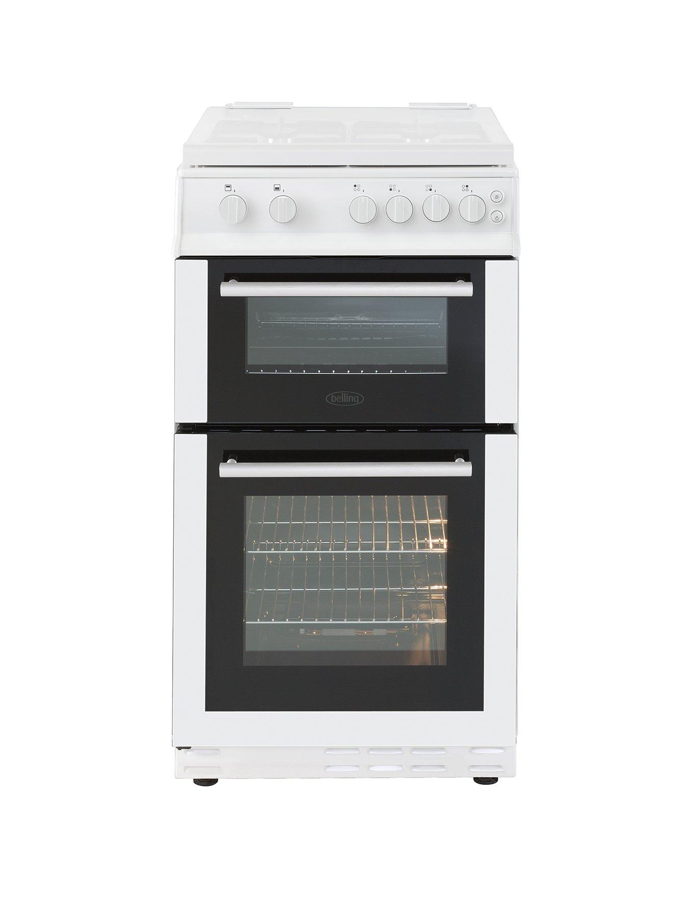 Belling Bel Fs50Gdol 50Cm Gas Double Oven – White