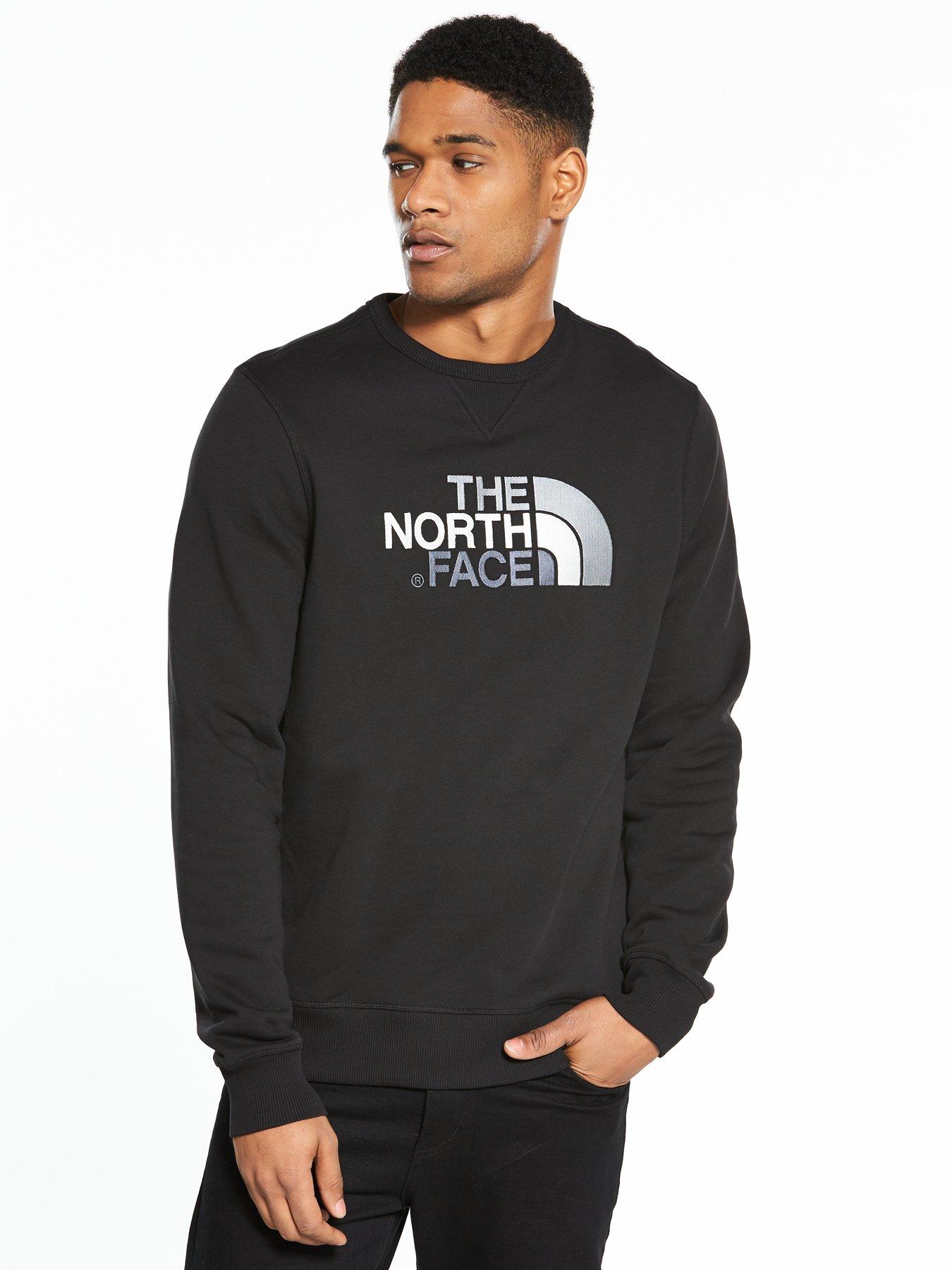 north face drew peak crew sweatshirt