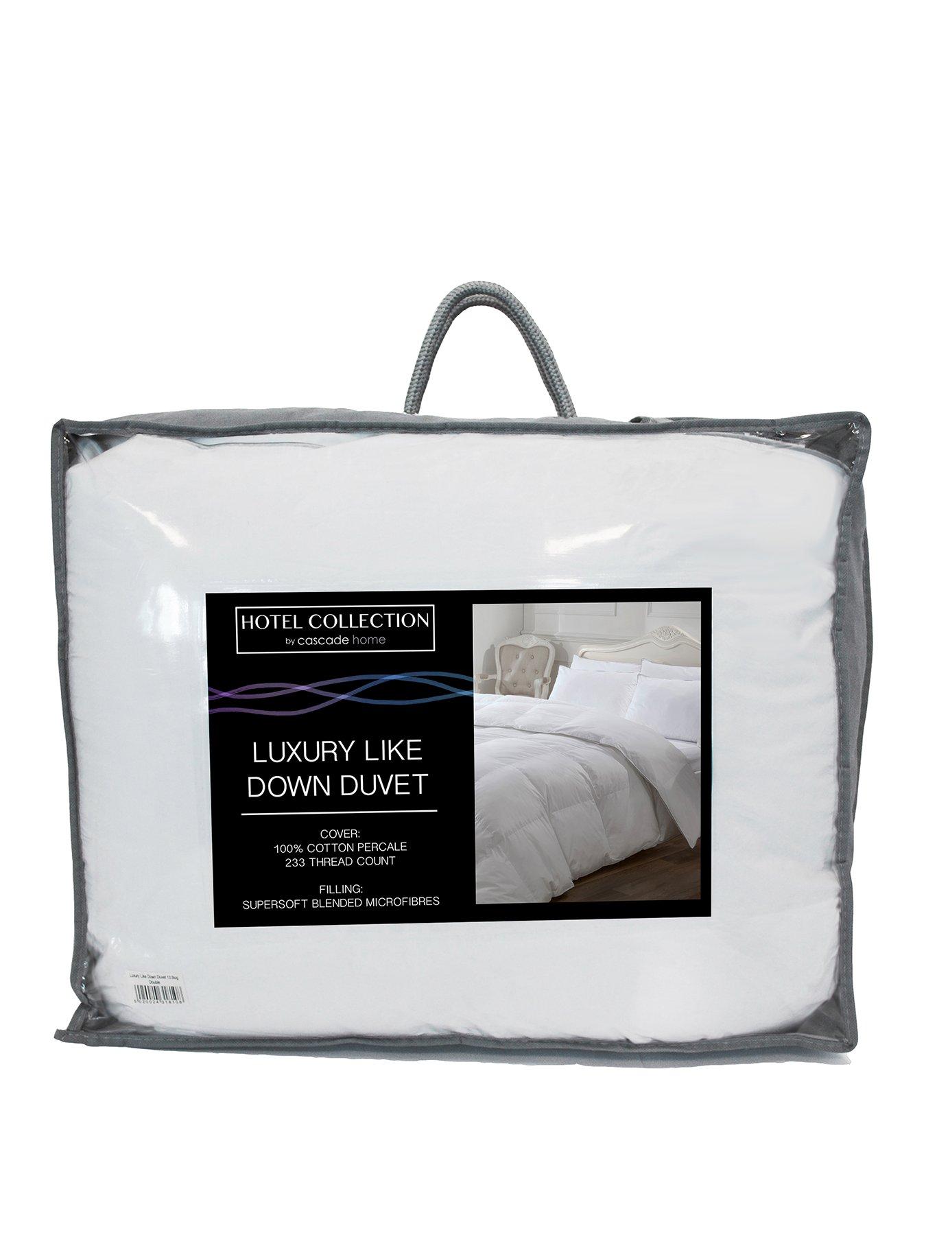 Product photograph of Luxury Like Down Cotton Cover 7 5 Tog Duvet from very.co.uk