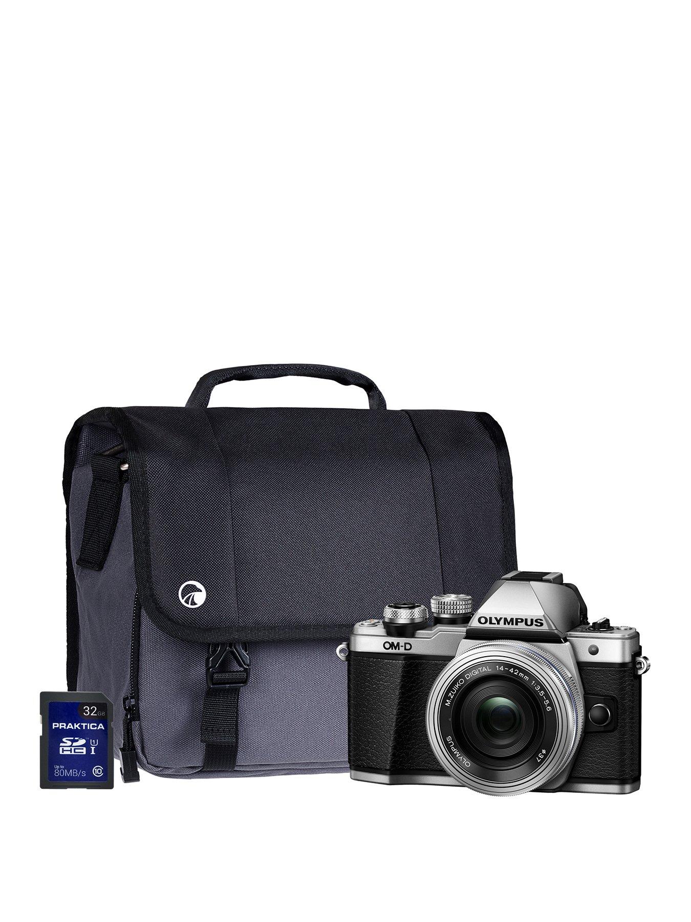 Olympus Om-D E-M10 Mk Ii Silver Camera Kit Inc 14-42Mm Lens, 32Gb Sd And Case - Save &Pound;30 With Voucher Code Mjxal