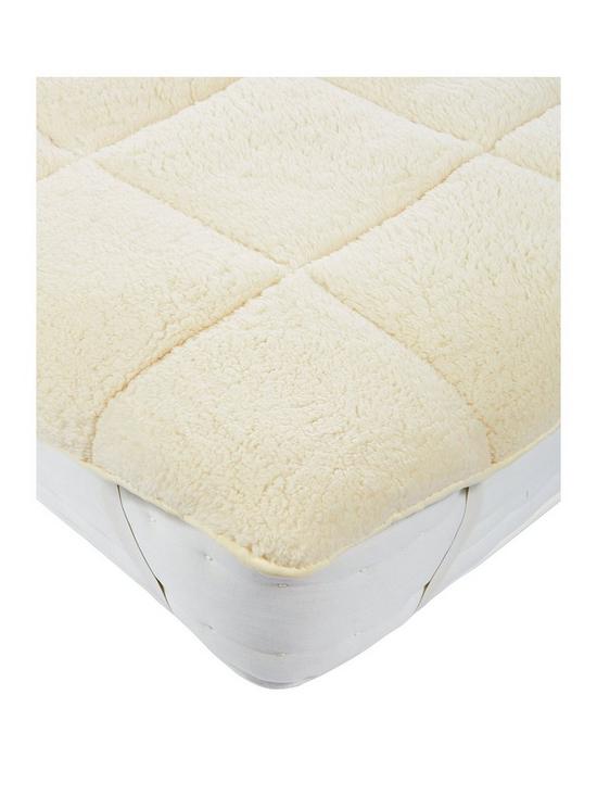 stillFront image of very-home-super-soft-teddy-fleece-deep-5cm-mattress-topper