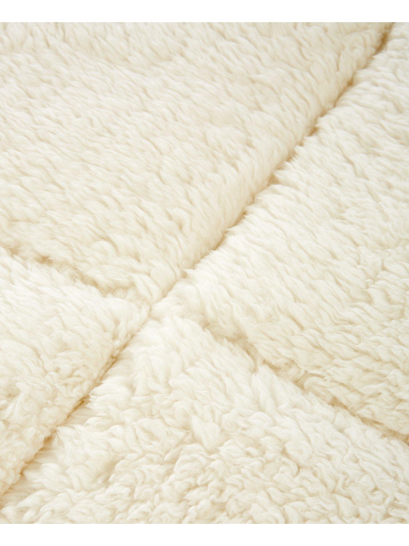 Image 3 of 4 of Very Home Super Soft Teddy Fleece Deep 5Cm Mattress Topper