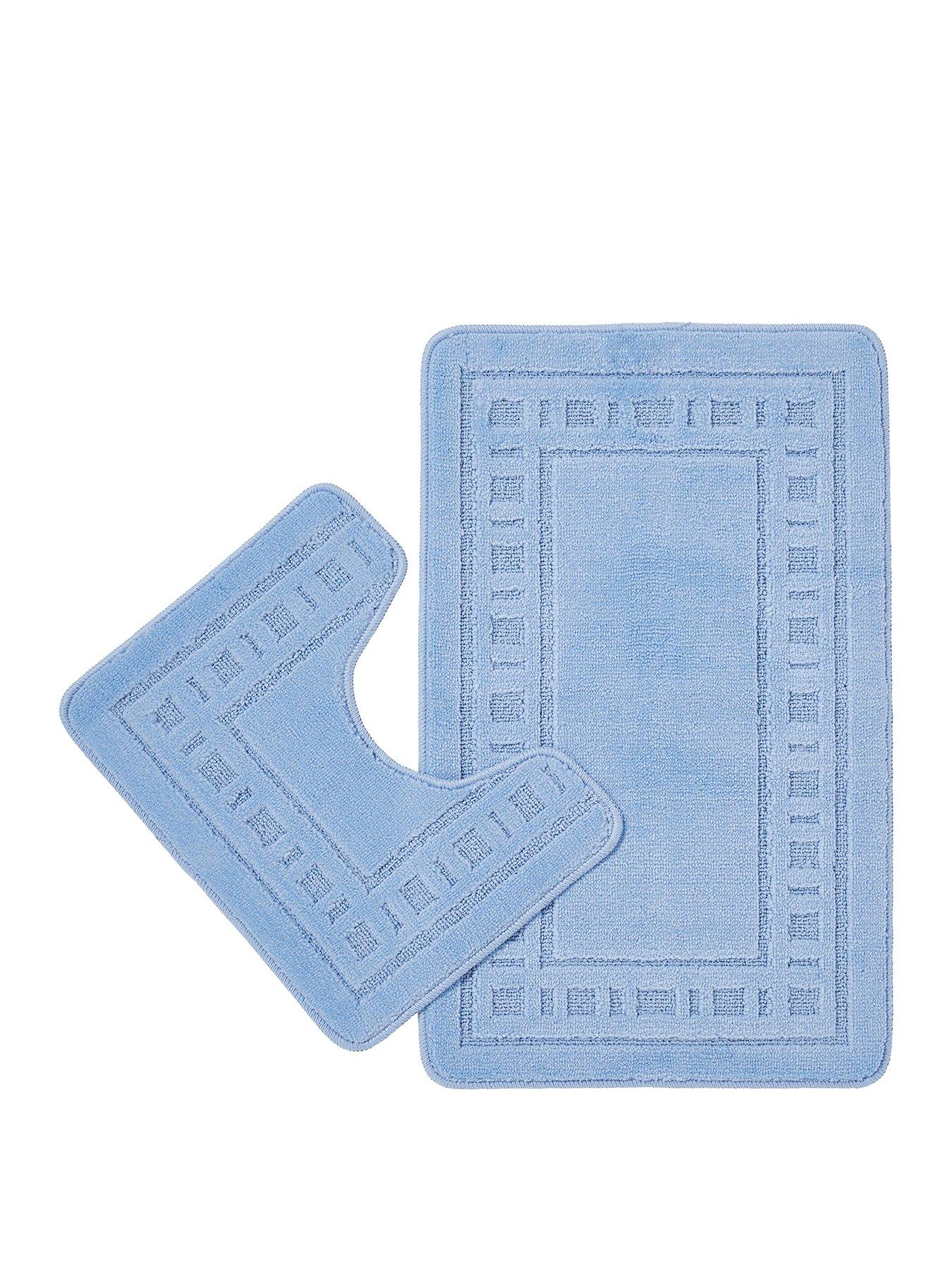 Catherine Lansfield Armoni Bath and Pedestal Mat Set