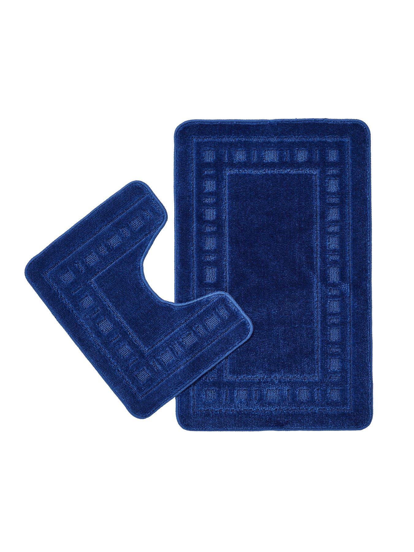 Catherine Lansfield Armoni Bath and Pedestal Mat Set