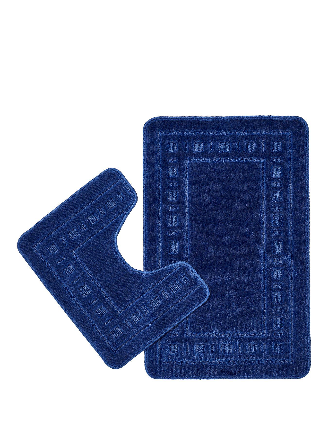 Catherine Lansfield Armoni Bath and Pedestal Mat Set