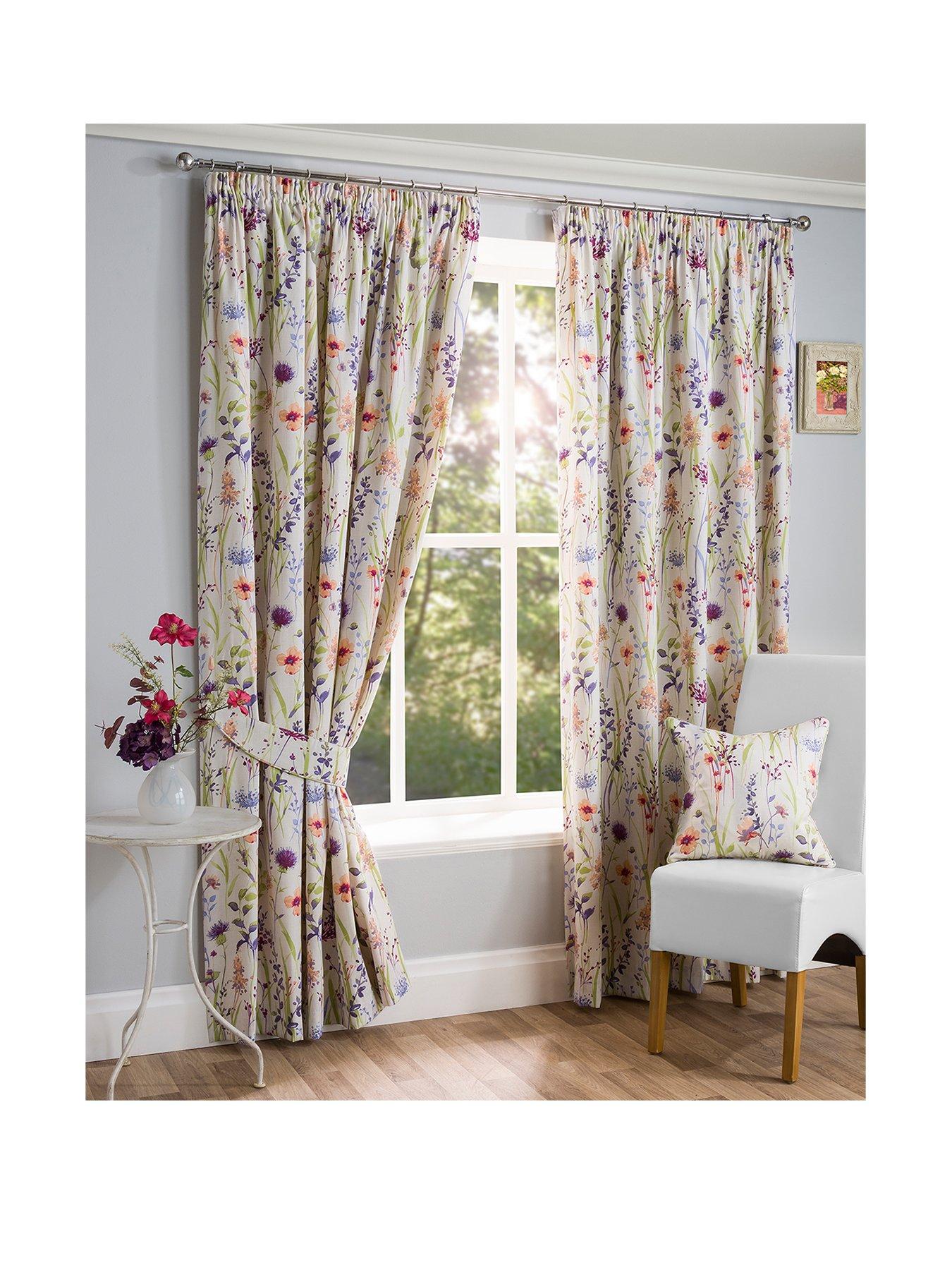 Product photograph of Hampshire Pleated Lined Curtains from very.co.uk