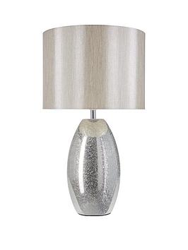 Product photograph of Camile Textured Ceramic Table Lamp from very.co.uk