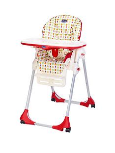 Chicco Polly Easy Slim Highchair 4 Wheels Best Price and Cheapest