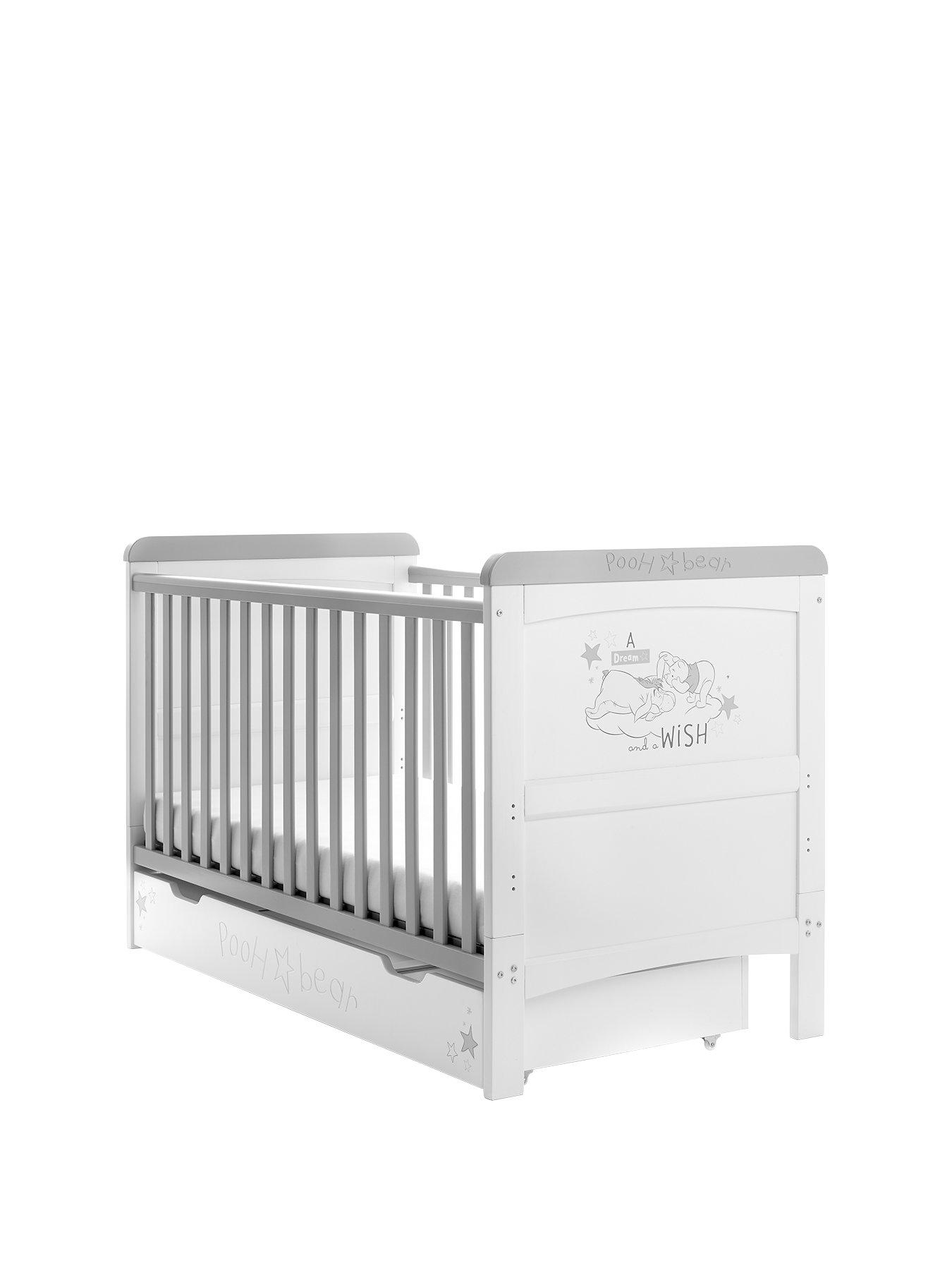 cot bed with storage drawer