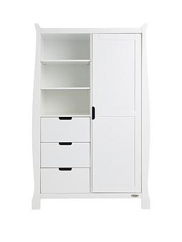 Product photograph of Obaby Stamford Sleigh Double Wardrobe from very.co.uk