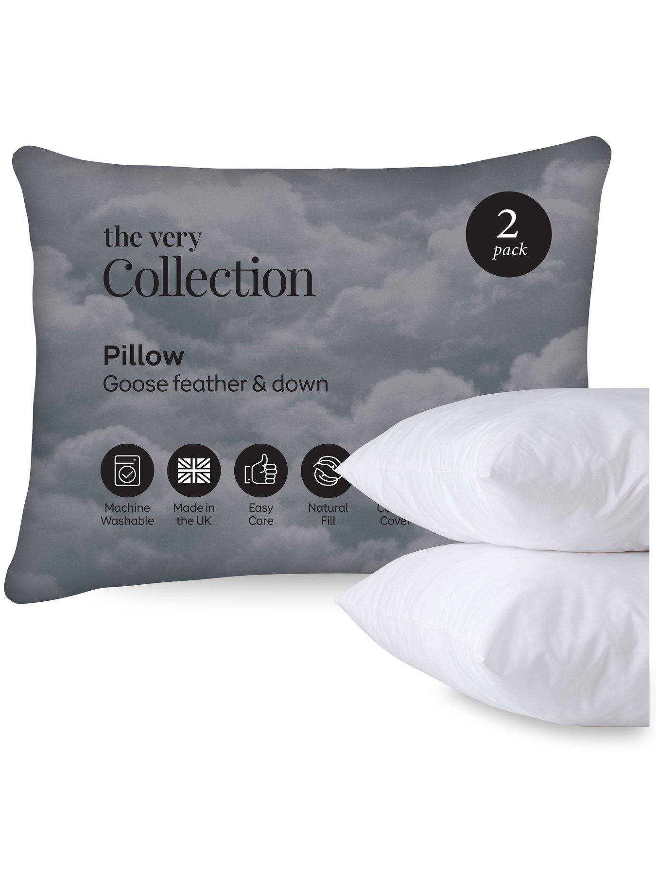 The Very Collection Luxury Goose Feather  &  Down Pillow Pair