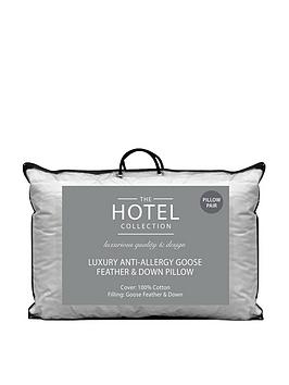 Product photograph of Very Home Luxury Anti-allergy Goose Feather And Down Pillows Pair from very.co.uk