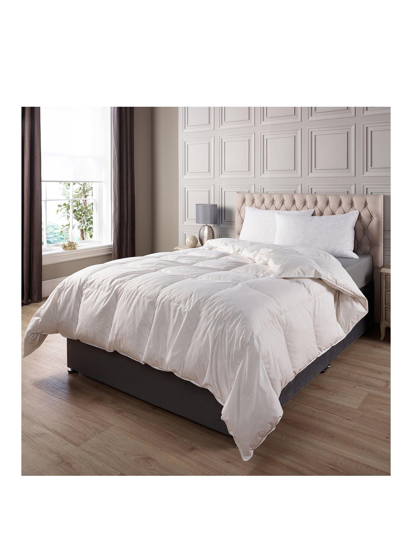 Product photograph of Hotel Collection Luxury Goose Feather Amp Down 13 5 Tog Duvet from very.co.uk