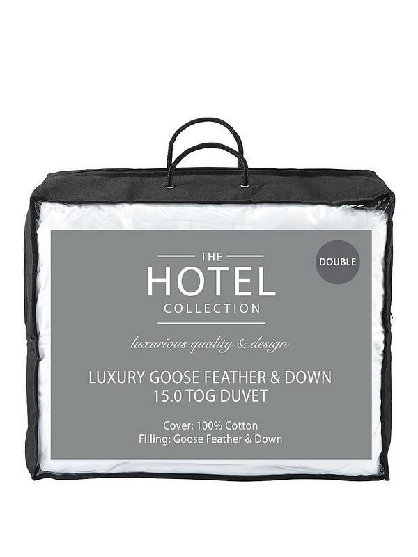 Ideal Home Luxury Goose Feather Down 15 Tog Duvet Very Co Uk