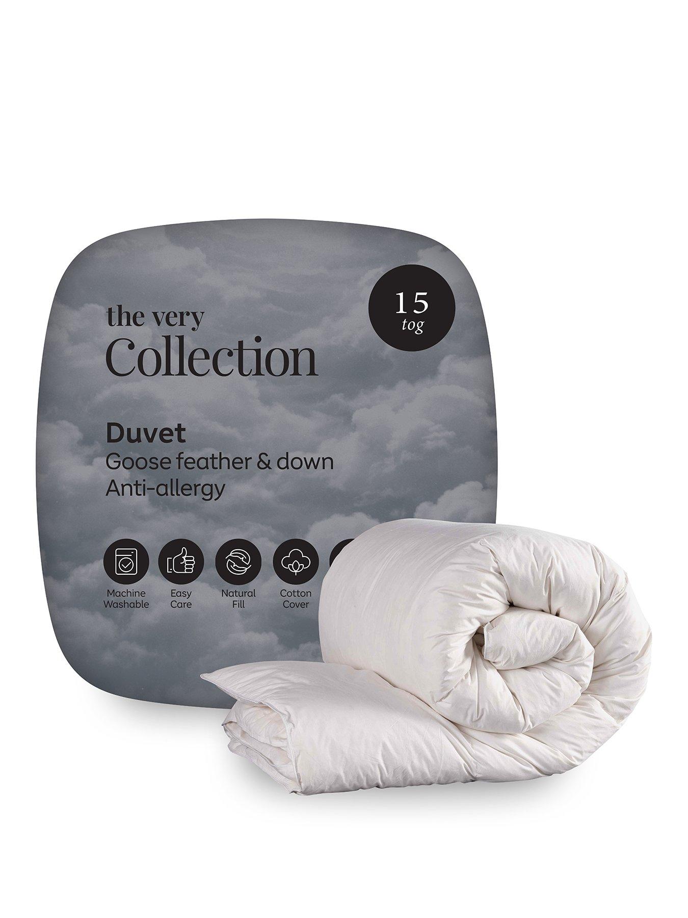 The Very Collection Luxury Goose Feather  &  Down 15 Tog Duvet