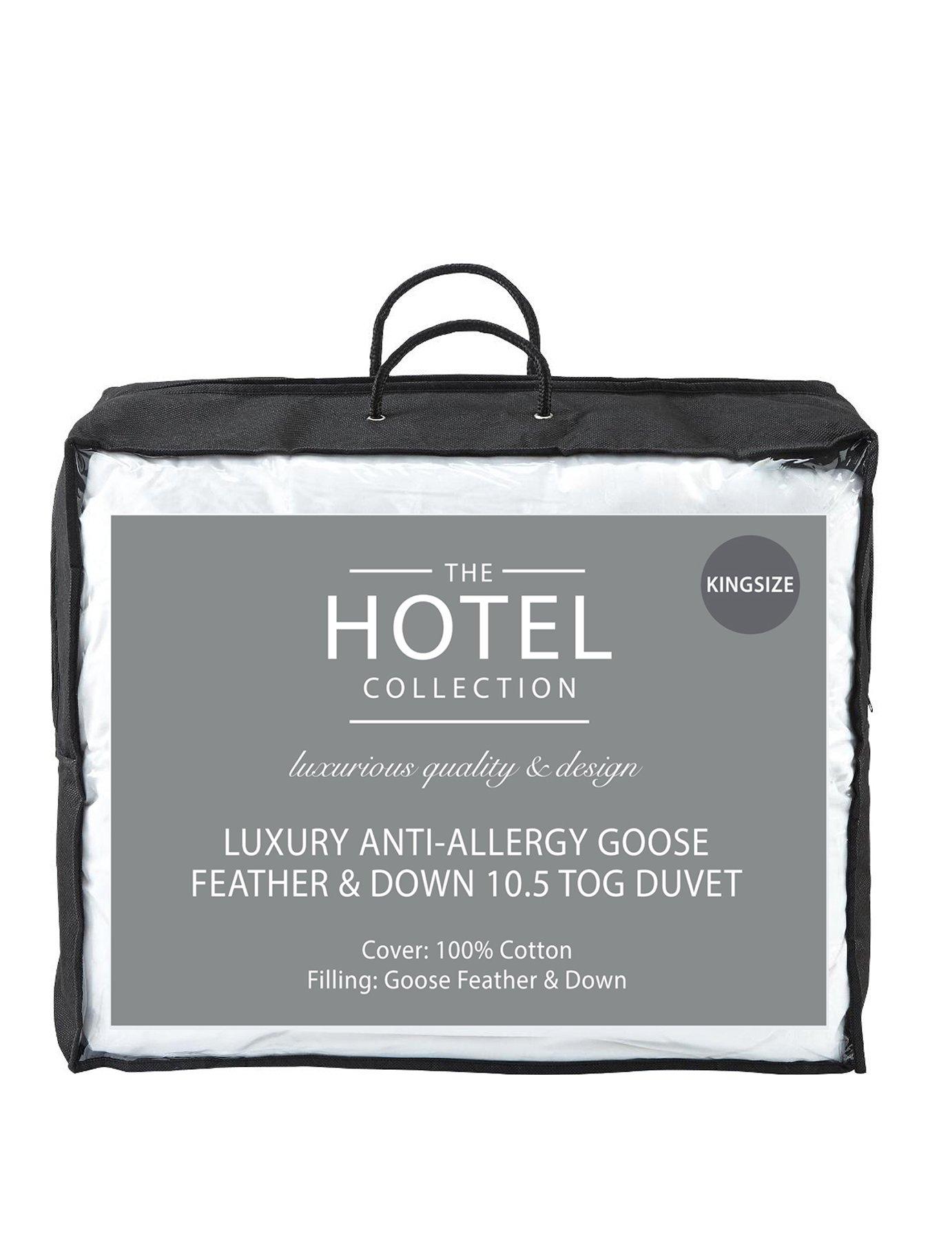 Ideal Home Luxury Anti Allergy Goose Feather Down 10 5 Tog Duvet