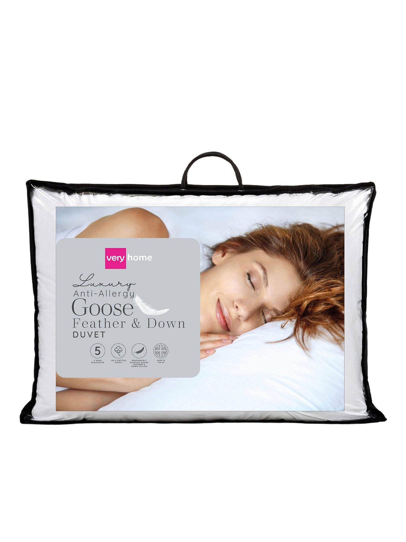 undefined Luxury Anti-Allergy Goose Feather  &  Down 10.5 Tog Duvet