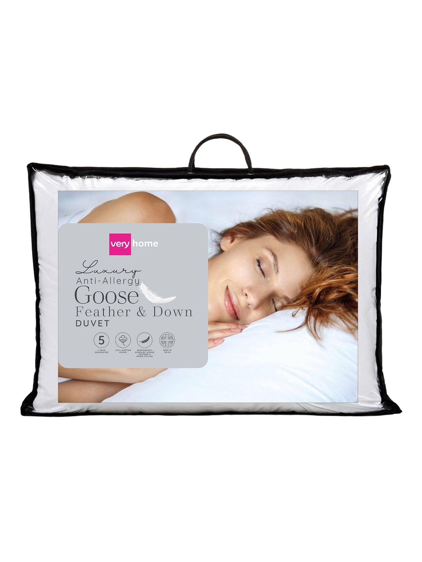 Very Home Luxury Anti Allergy Goose Feather & Down 13.5 Tog Duvet Db