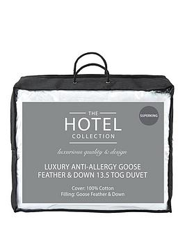 Product photograph of Very Home Luxury Anti Allergy Goose Feather Amp Down 13 5 Tog Duvet from very.co.uk