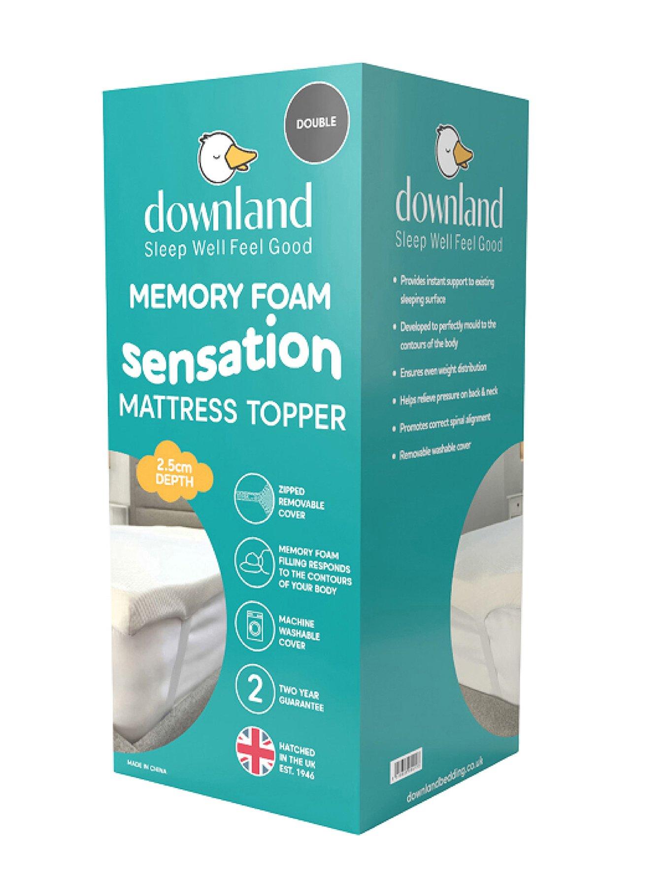 Image 1 of 3 of Very Home Memory Foam 2.5 cm Mattress Topper