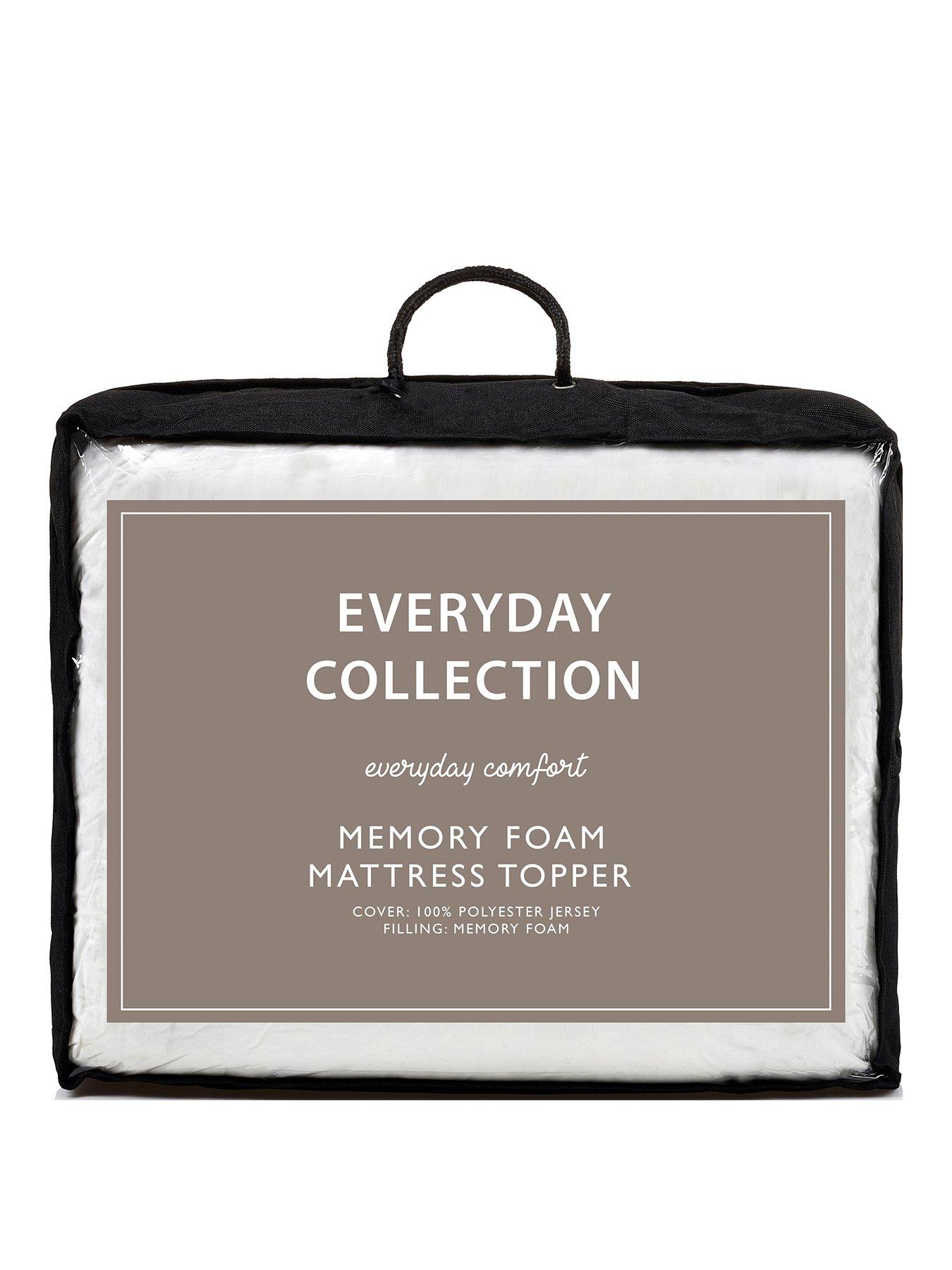 Memory foam mattress topper sale discount