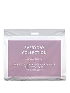 Everyday Collection Soft Touch and Extra Bounce Pillows (Pair)