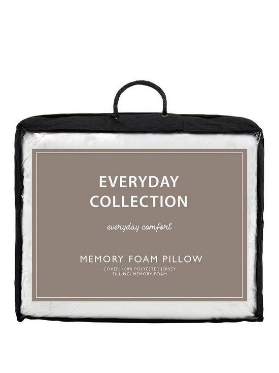 front image of everyday-collection-memory-foam-pillow