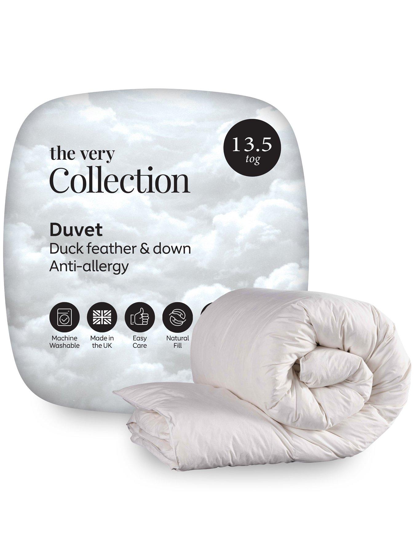 The Very Collection Anti-Allergy Duck Feather and Down 13.5 Tog Duvet